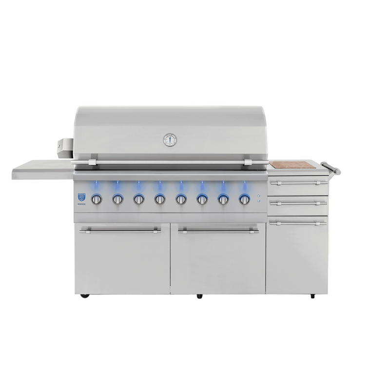 American Made Grill - Encore 54" Hybrid Grill - Natural Gas-United Backyard
