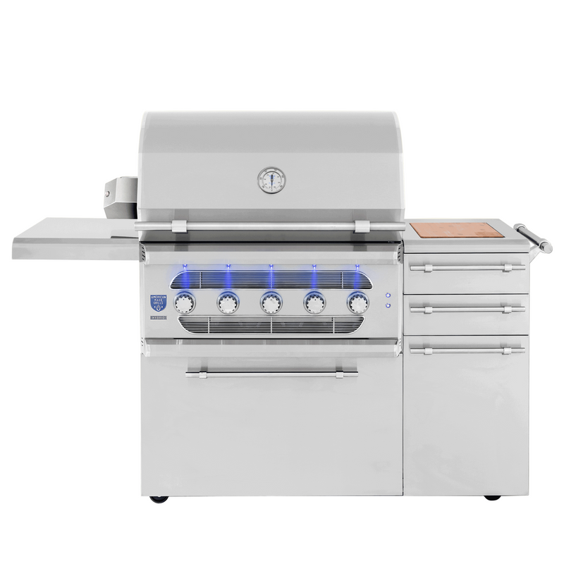 American Made Grill - Muscle 36" Hybrid Grill-United Backyard