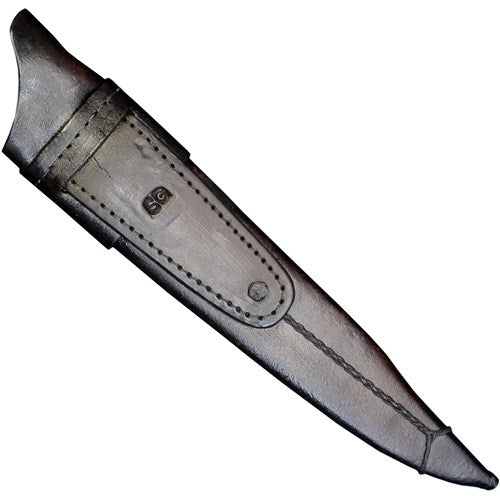 Brazilian Flame - 12" Hunting Jungle Knife Stainless Steel 5mm with Leather Case-United Backyard