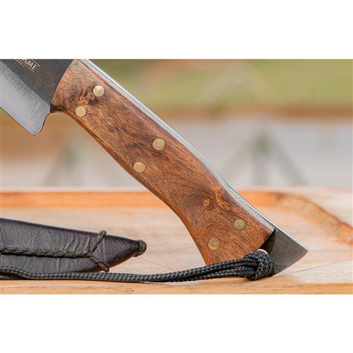 Brazilian Flame - 12" Hunting Jungle Knife Stainless Steel 5mm with Leather Case-United Backyard