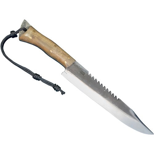Brazilian Flame - 12" Hunting Jungle Knife Stainless Steel 5mm with Leather Case-United Backyard