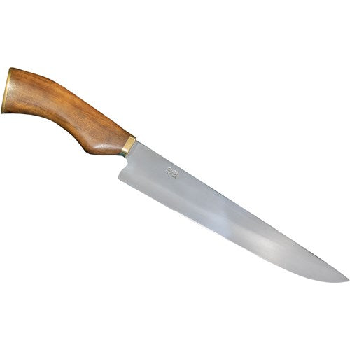 Brazilian Flame - 9" Field Knife Stainless Steel 2mm with Leather Case - Aluminum-United Backyard