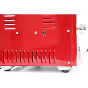 Brazilian Flame - Gas Rotisserie Brazilian Grill, 3 Skewer Unit, No Upper Tray - Red-United Backyard