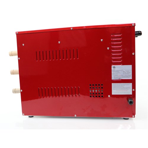 Brazilian Flame - Gas Rotisserie Brazilian Grill, 3 Skewer Unit, No Upper Tray - Red-United Backyard