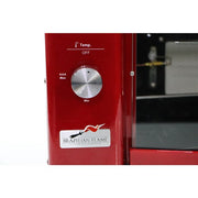 Brazilian Flame - Gas Rotisserie Brazilian Grill, 3 Skewer Unit, No Upper Tray - Red-United Backyard