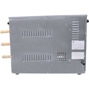 Brazilian Flame - Gas Rotisserie Brazilian Grill, 3 Skewer Unit, No Upper Tray - Silver-United Backyard