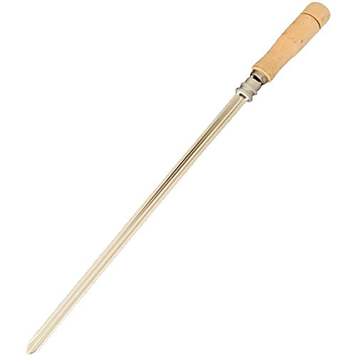 Brazilian Flame - Gas Rotisserie Brazilian Grill, 3 Skewer Unit, No Upper Tray - Silver-United Backyard