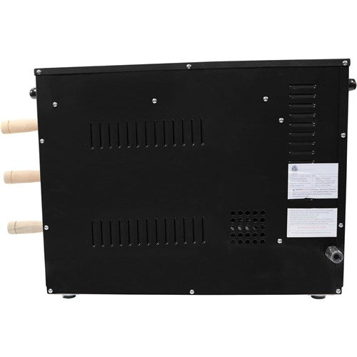 Brazilian Flame - Gas Rotisserie Brazilian Grill, 3 Skewer Unit, Upper Tray INCLUDED - Black-United Backyard