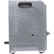 Brazilian Flame - Gas Rotisserie Brazilian Grill, 3 Skewer Unit, Upper Tray INCLUDED - Silver-United Backyard