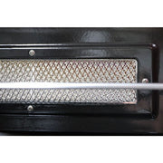 Brazilian Flame - Gas Rotisserie Brazilian Grill, 5 Skewer Unit, No Upper Tray - Red-United Backyard