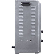 Brazilian Flame - Gas Rotisserie Brazilian Grill, 5 Skewer Unit, No Upper Tray - Silver-United Backyard