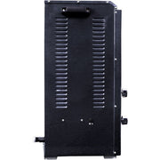 Brazilian Flame - Gas Rotisserie Brazilian Grill, 5 Skewer Unit, Upper Tray INCLUDED - Black-United Backyard