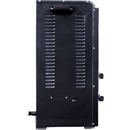 Brazilian Flame - Gas Rotisserie Brazilian Grill, 5 Skewer Unit, Upper Tray INCLUDED - Black-United Backyard