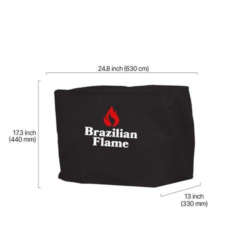 Brazilian Flame - Rotisserie Grill Cover Fits all 3 Skewer Grills - PVC Coated Polyester-United Backyard