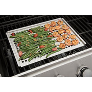 Cuisinart Grill - 12 x 16 Grill Topper, Perforated Grilling Surface - Stainless Steel-United Backyard