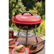 Cuisinart Grill - 14" Charcoal Grill Red/Black - Red/Black-United Backyard