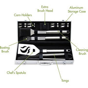 Cuisinart Grill - 14pc Deluxe Grilling Set w/Aluminum Case-United Backyard