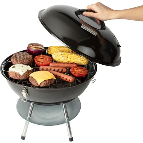Cuisinart Grill - 16" Charcoal Grill, Steel cooking Grate, Dual Venting - Black-United Backyard
