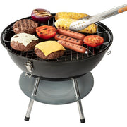 Cuisinart Grill - 16" Charcoal Grill, Steel cooking Grate, Dual Venting - Black-United Backyard