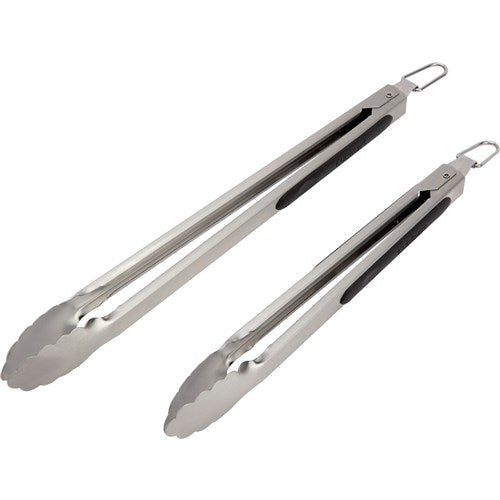 Cuisinart Grill - 2 Pc Locking Grill Tongs Set, 15" and 13"-United Backyard
