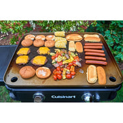 Cuisinart Grill - 28" Outdoor Gas Griddle, 644 Sq. Inches of Flat Top Cooking, Folds - Black-United Backyard