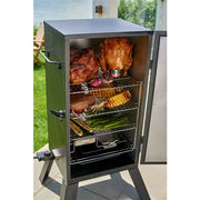 Cuisinart Grill - 30" Vertical Electric Smoker, 1500 Watt, 548 Sq In of Cooking Space - Black-United Backyard