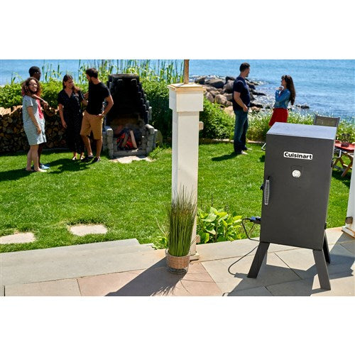 Cuisinart Grill - 30" Vertical Electric Smoker, 1500 Watt, 548 Sq In of Cooking Space - Black-United Backyard