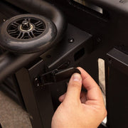 Cuisinart Grill - 36" 4 Burner Gas Griddle, 760 sq inches, Removeable Side Tables - Black-United Backyard