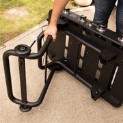 Cuisinart Grill - 36" 4 Burner Gas Griddle, 760 sq inches, Removeable Side Tables - Black-United Backyard