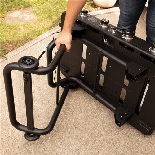 Cuisinart Grill - 36" 4 Burner Gas Griddle, 760 sq inches, Removeable Side Tables - Black-United Backyard