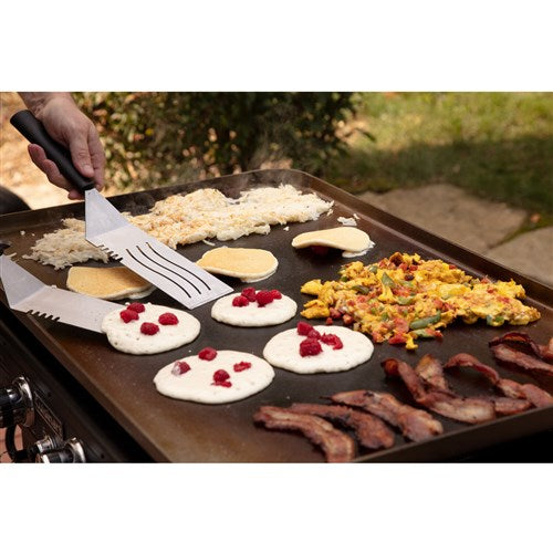 Cuisinart Grill - 36" 4 Burner Gas Griddle, 760 sq inches, Removeable Side Tables - Black-United Backyard