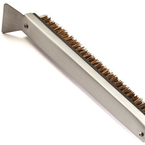 Cuisinart Grill - Alfrescamore Stone Cleaning Brush 18", Rubber Grip, Hook to Store-United Backyard