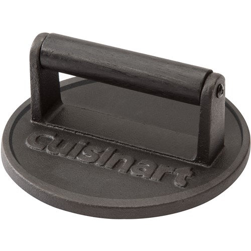 Cuisinart Grill - Cast Iron Smash Burger Press, Cooks Food Evenly-United Backyard