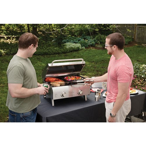 Cuisinart Grill - Chef's Style Tabletop Grill - Silver-United Backyard