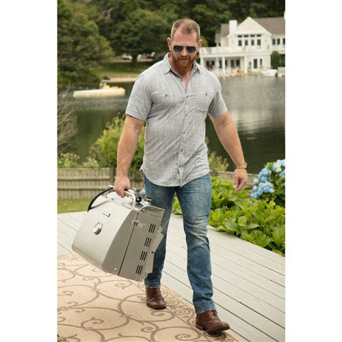 Cuisinart Grill - Chef's Style Tabletop Grill - Silver-United Backyard