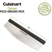 Cuisinart Grill - Deluxe Pizza Set Includes Cordierite Stone, Pizza Cutter and Peeler-United Backyard