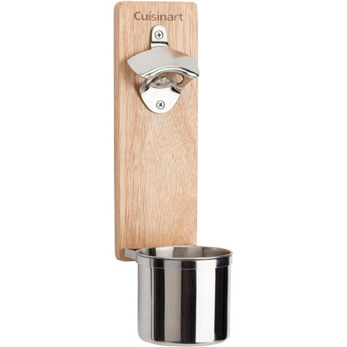 Cuisinart Grill - Magnetic Bottle Opener & Cup Holder, Catches the Caps, Hold Cans Too-United Backyard