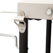 Cuisinart Grill - Outdoor BBQ Prep Table 36" x 18" Storage Shelf, Paper Towel Holder - Stainless Steel-United Backyard