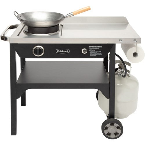 Cuisinart Grill - Outdoor Wok Station, Wok Burner, Prep Space-United Backyard