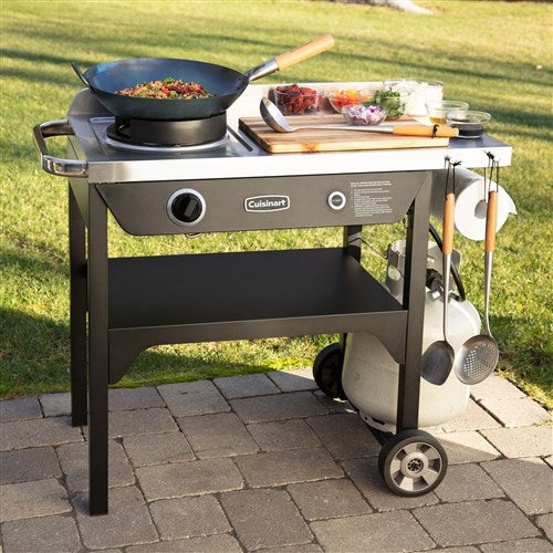 Cuisinart Grill - Outdoor Wok Station, Wok Burner, Prep Space-United Backyard