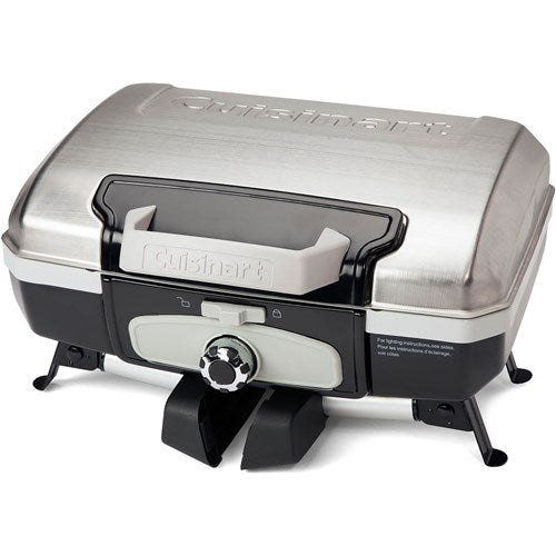 Cuisinart Grill - Petit Gourmet Tabletop Portable Gas Grill - Stainless-United Backyard