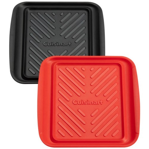 Cuisinart Grill - Prep and Serve Grilling Trays, Color Coded, Dishwasher Safe, Small-United Backyard