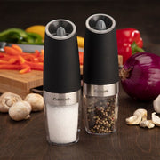 Cuisinart Grill - Salt & Pepper Gravity Mill, Adjustable Coarseness, LED light-United Backyard