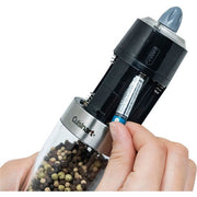 Cuisinart Grill - Salt & Pepper Gravity Mill, Adjustable Coarseness, LED light-United Backyard