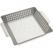 Cuisinart Grill - Stainless Steel 11" X 11" Wok, Perforated Grilling Surface - Stainless Steel-United Backyard