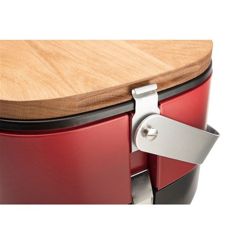 Cuisinart Grill - Venture Portable Gas Grill, 154 sq in Cooking Space, Chopping Board included - Red/Black-United Backyard