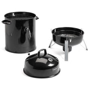 Cuisinart Grill - Vertical 16" Charcoal Smoker, Vents in Lid - Black-United Backyard