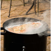 Cuisinart Grill - Vertical 16" Charcoal Smoker, Vents in Lid - Black-United Backyard