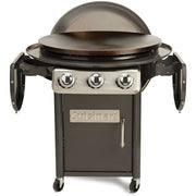 Cuisinart Grill - XL Outdoor Griddle Cooking Center, 30" Diameter, 706 Sq Inches, 360 Degrees - Black/Stainless-United Backyard