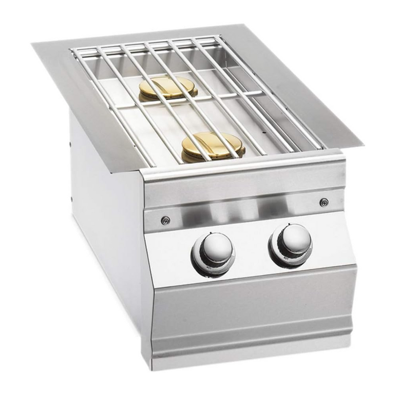 Fire Magic - 11.5" Built-In Double Side Burner with Hot Surface Ignition for Aurora Grills - Natural Gas-United Backyard